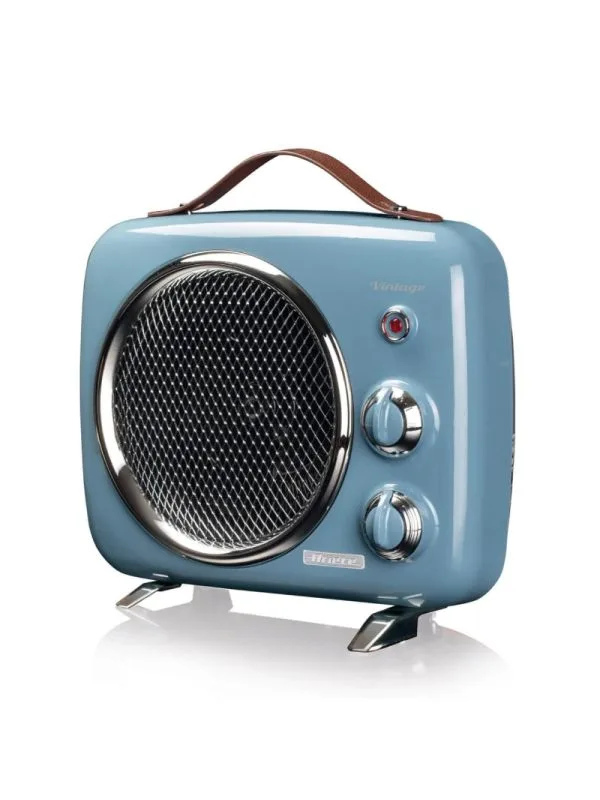 ARIETE VINTAGE CELESTE (0808/05) – TERMOVENTILATORE 2000W – CALDO/FREDDO